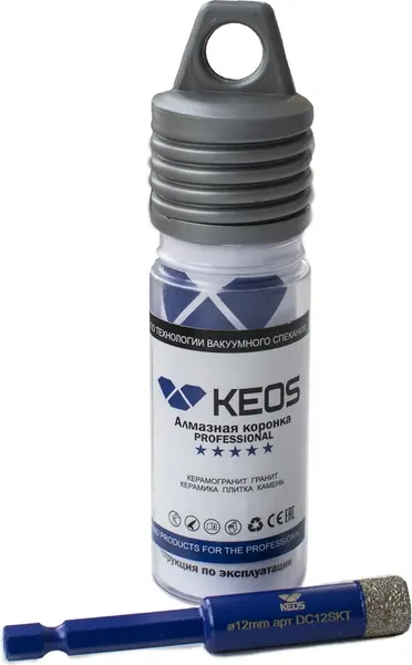 Коронка KEOS Pro 12мм / DC12SKT