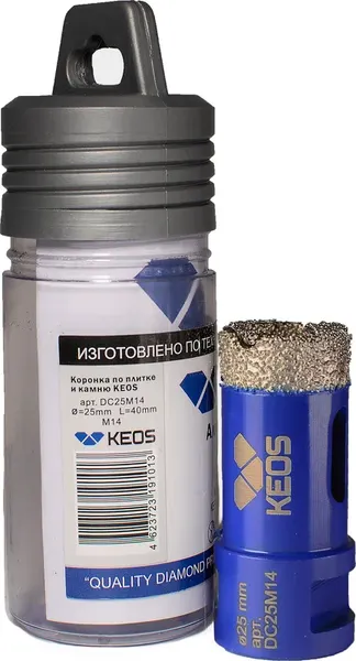Коронка KEOS Pro 25мм / DC25M14