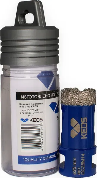 Коронка KEOS Pro 25мм / DC25M14