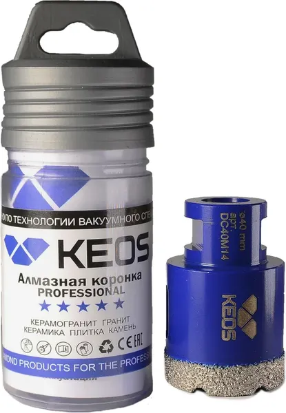Коронка KEOS Pro 40мм / DC40M14