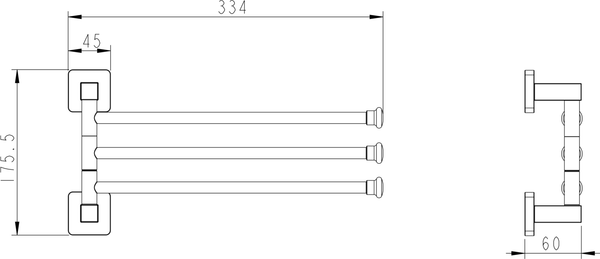 Держатель для полотенца Fashun A2613-17