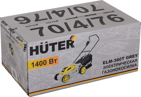 Газонокосилка электрическая Huter Grey ELM-380T