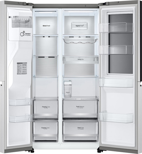 Холодильник с морозильником LG GC-X257CAEV