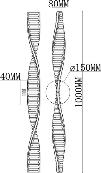 Бра ILedex Woodstock W2119-1000 BR
