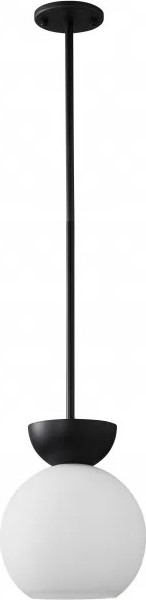 Потолочный светильник ILamp Mono P6079-1 BK+WH - фото