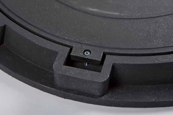 Люк канализационный PLASTKRAFT В125 125 Кн h110 с ЗУ