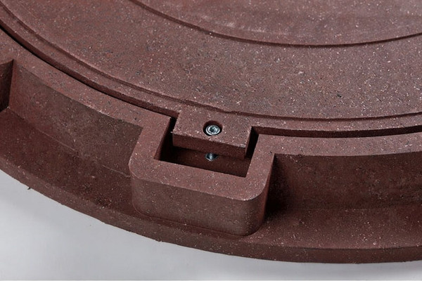 Люк канализационный PLASTKRAFT А30 30 Кн h110 с ЗУ