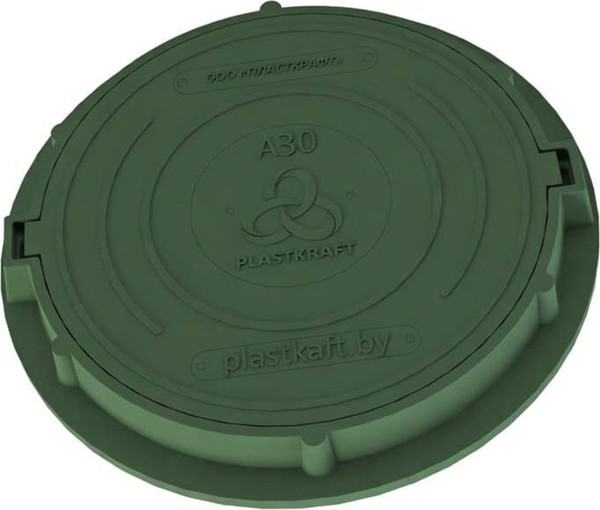 Люк канализационный PLASTKRAFT А30 30 Кн h110 с ЗУ - фото