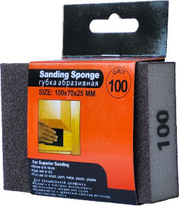 Губка абразивная Firsttool 100 прямоугольная 100x70x25мм / F060184 - фото