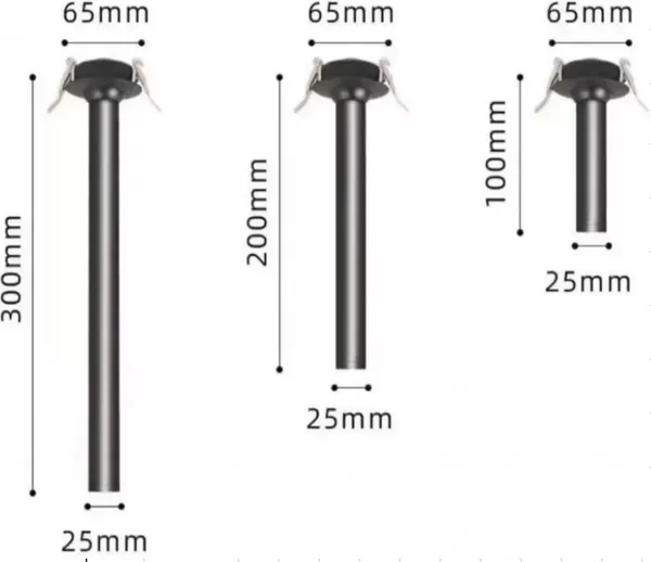 Точечный светильник ILedex Technical Telescope 999.3W-300 BK