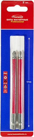 Набор бит TSUNAMI Professional PH2 127мм - фото