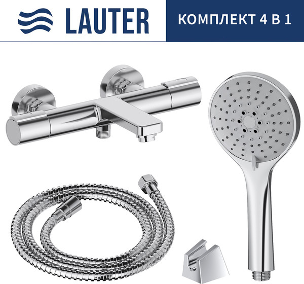 Смеситель Lauter Temp 21YH50427-4 с лейкой Daisy 21S10167
