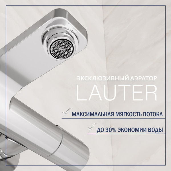 Смеситель Lauter Temp 21YH50427-4 с лейкой Daisy 21S10167