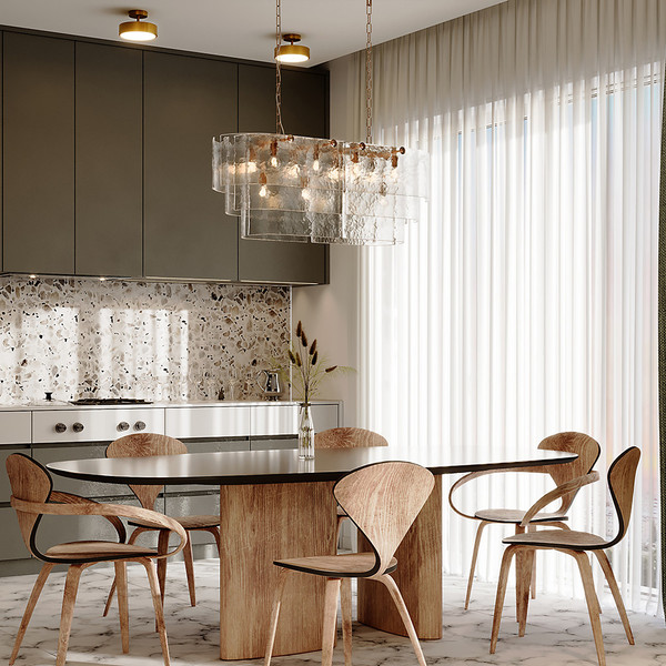 Люстра Belfast Erskine 22352-1000-12 GL CL