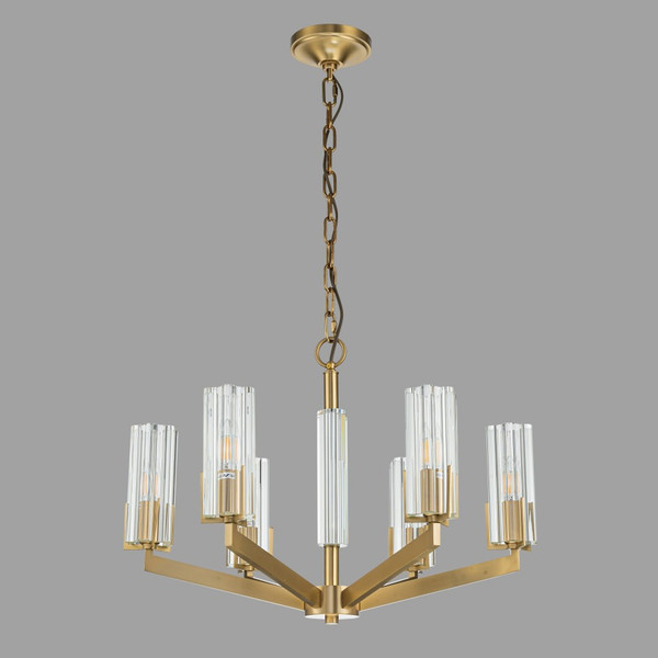 Люстра Belfast Malone 6035-6 BR CL - фото