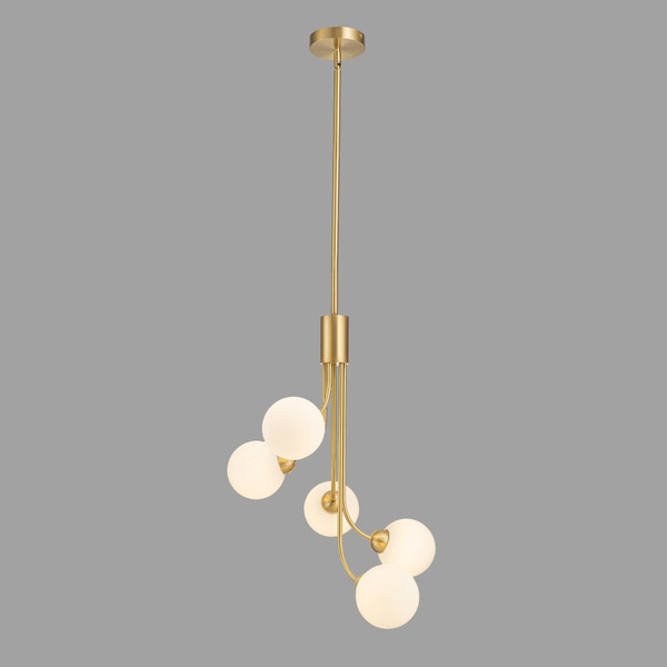 Люстра Belfast Bryson L-8130-5A BR GL