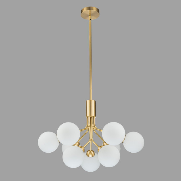 Люстра Belfast Bryson L-8130-6+3 BR GL - фото