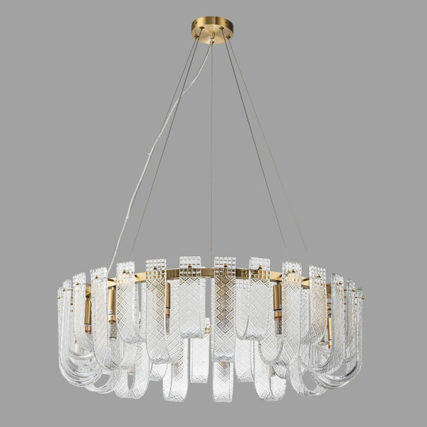 Люстра Belfast Severn 6601-800 BR CL - фото