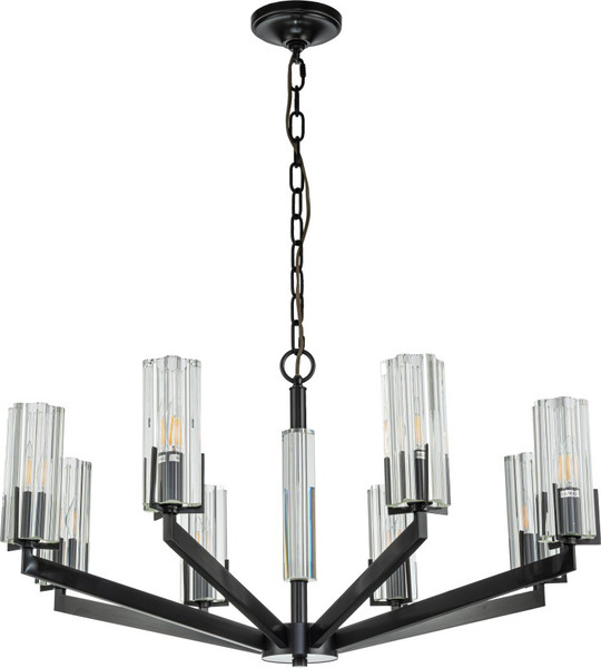 Люстра Belfast Malone 6035-8 BL CL - фото