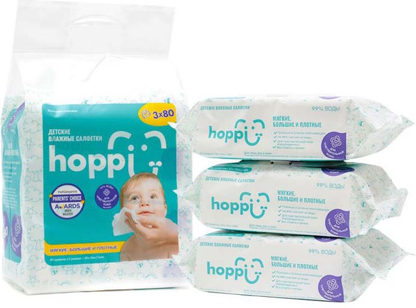 Влажные салфетки детские Hoppi HB-006 - фото