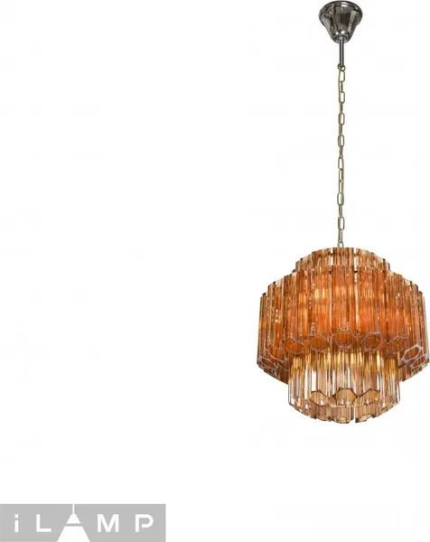 Люстра ILamp Destiny MD0267-4B Chrome+Brown