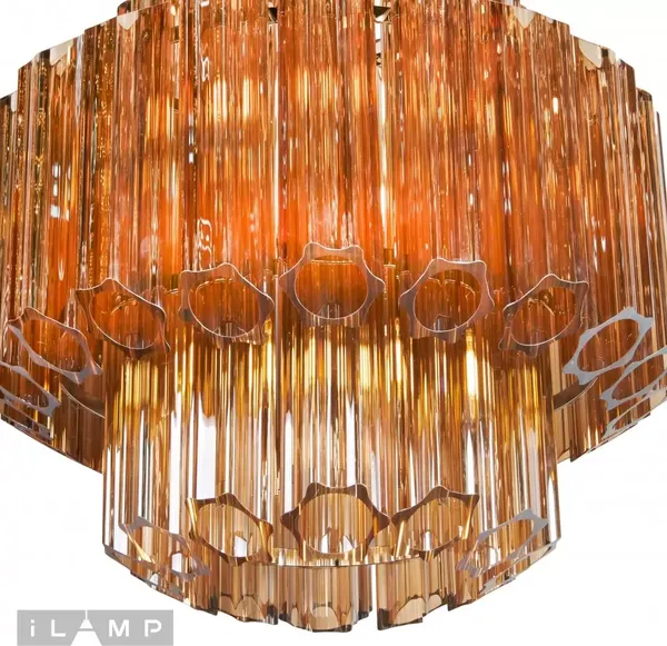 Люстра ILamp Destiny MD0267-4B Chrome+Brown
