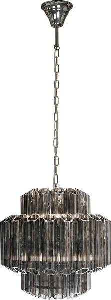 Люстра ILamp Destiny MD0267-4 Chrome+Smoky Gray - фото