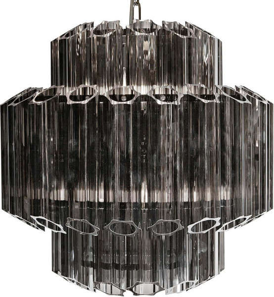 Люстра ILamp Destiny MD0267-4 Chrome+Smoky Gray