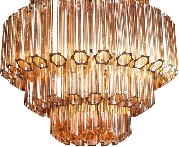 Люстра ILamp Destiny MD0267-7B Chrome+Brown