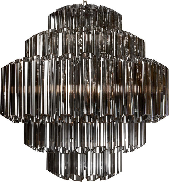 Люстра ILamp Destiny MD0267-7A Chrome+Smoky Gray