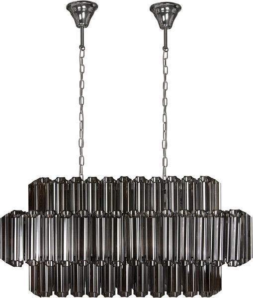 Люстра ILamp Destiny MD0267-14A Chrome+Smoky Gray