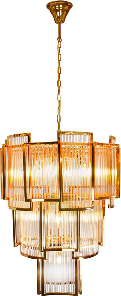 Люстра ILamp Tribeca MD0276-11C Gold+Clear - фото