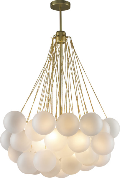 Люстра ILamp Globe 10099P/3-D800 Gold&White