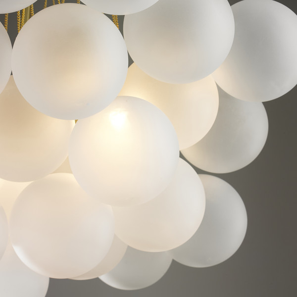 Люстра ILamp Globe 10099P/3-D800 Gold&White