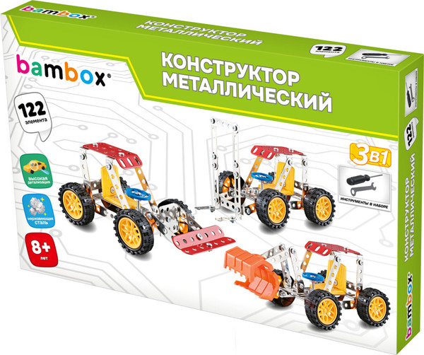 Конструктор BamBox Техника 3в1 / 666366 - фото