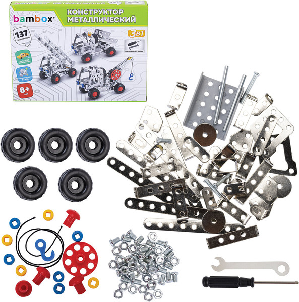 Конструктор BamBox Строительная техника 3в1 / 666369