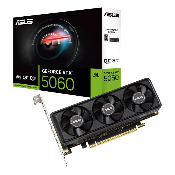 Видеокарта Asus GeForce RTX 5060 LP BRK 8GB GDDR7 OC