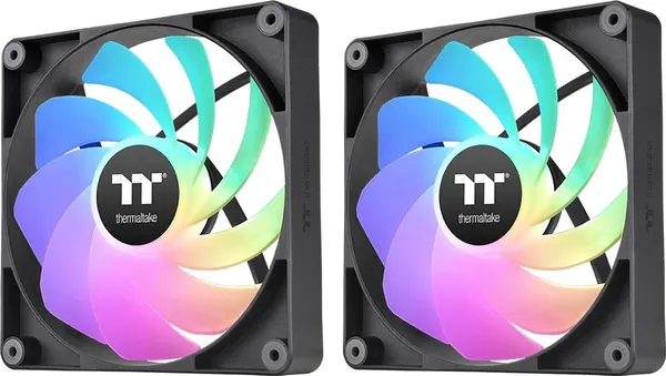Набор вентиляторов для корпуса Thermaltake CT120 Reverse ARGB Sync 2 Pack / CL-F173-PL12SW-A - фото