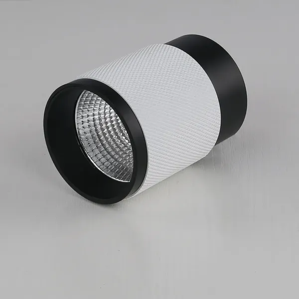 Точечный светильник ILedex Technical Delta 1955-10W-3000K-36 BK+WH - фото