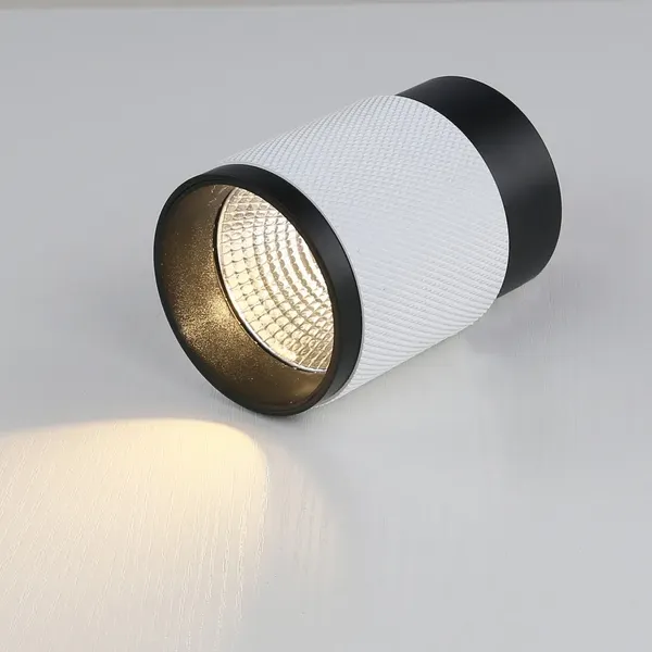 Точечный светильник ILedex Technical Delta 1955-10W-3000K-36 BK+WH