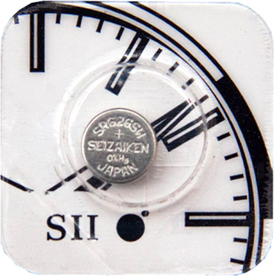 Батарейка SEIZAIKEN Watch 377 SR626SW Silver 1.55V - фото