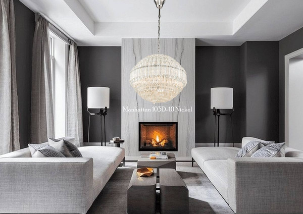 Люстра ILamp Manhattan 103D-10 Nickel