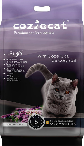 Наполнитель для туалета Cozie Cat Комкующийся