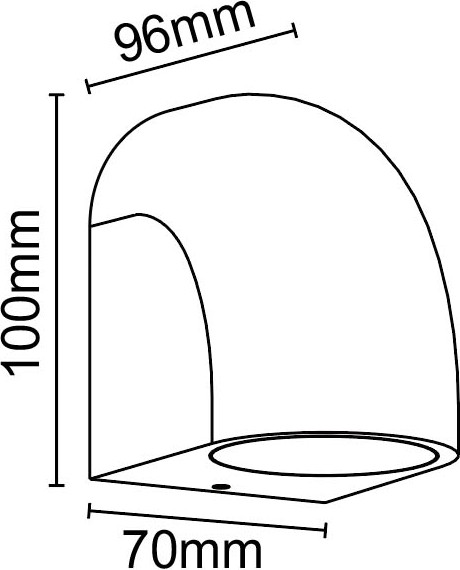 Бра уличное Mantra Baldy 9109