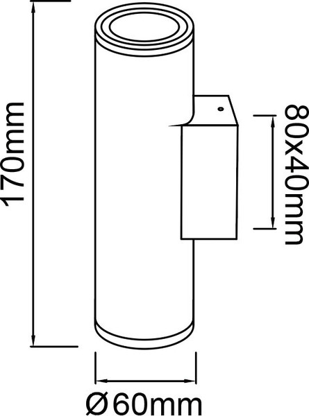 Бра уличное Mantra Pere 9098