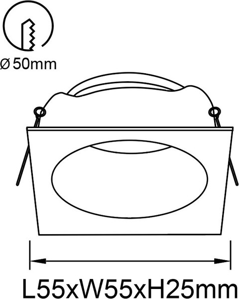 Точечный светильник Mantra Antilla 9168