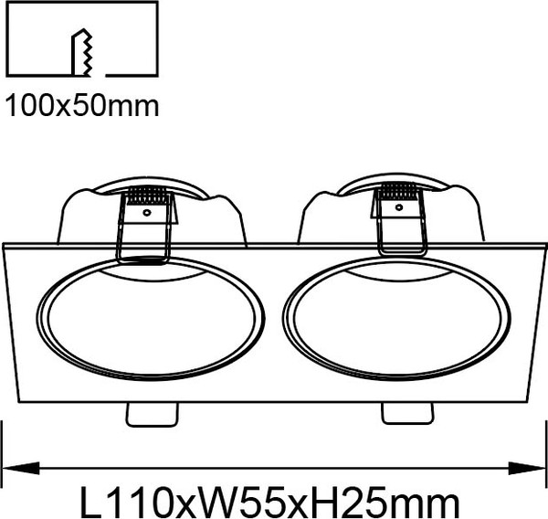Точечный светильник Mantra Antilla 9171