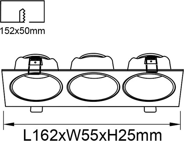 Точечный светильник Mantra Antilla 9173