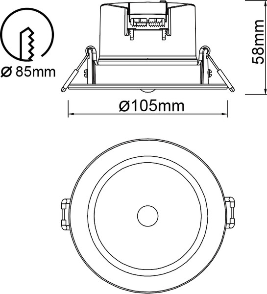 Точечный светильник Mantra Yucatan 8850