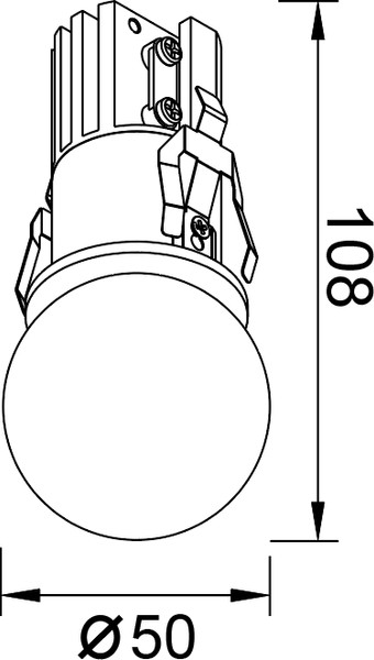 Точечный светильник Mantra Bead 8892